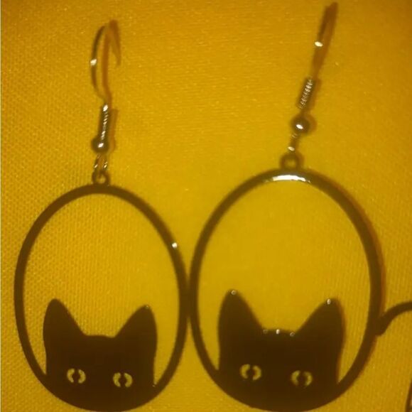 Hand crafted halloween dangle earrings - Picture 15 of 15